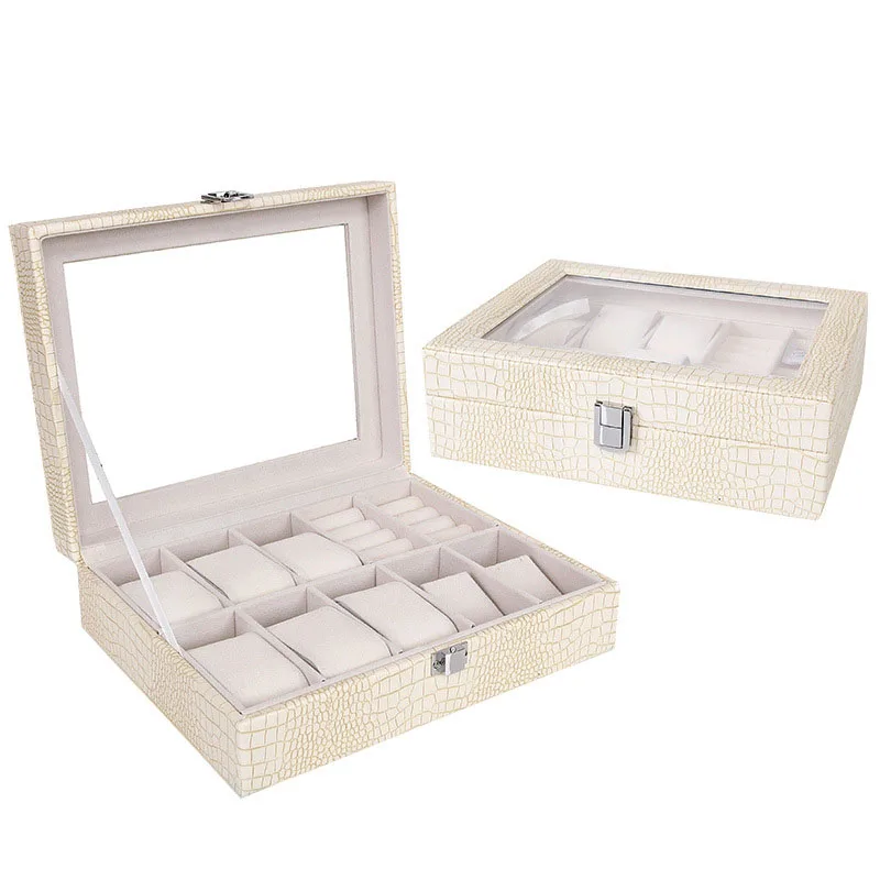 Wholesale Box for Jewelry/Watch/Bracelet/Ring Women/Men Leopard Leather Storage&ampDisplay Watches Hour Cases Gift Packaging | Наручные