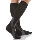 Мужские и женские Компрессионные носки, удобные рельефные мягкие медные тянущиеся дышащие носки с поддержкой ног