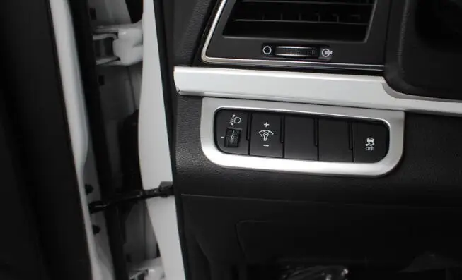 Car modification dedicated headlight switch controls the left patch For elantra 2016 accessories | Аксессуары для салона