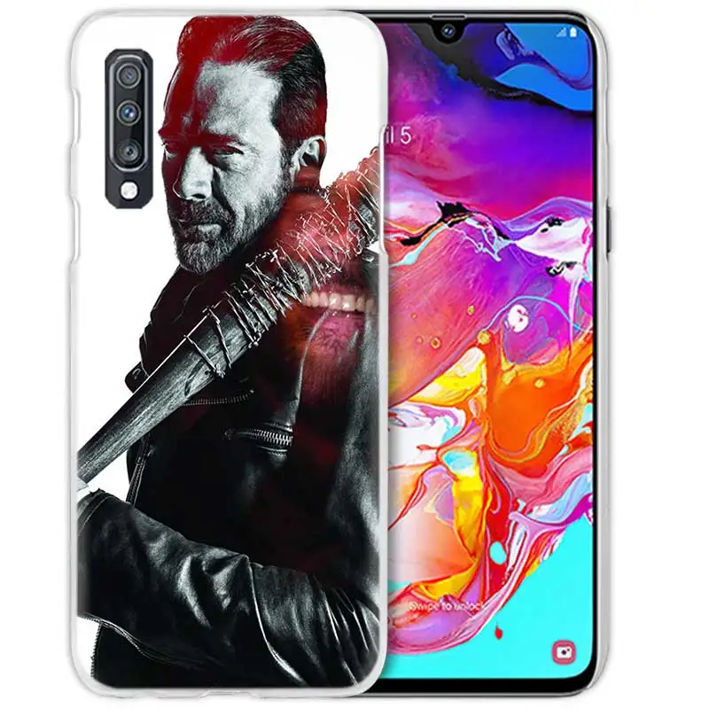 Negan с изображениями из сериала «Ходячие мертвецы» чехол для samsung Galaxy A50 A70 A80 A20e A60 A40 A30 A20 A10 A8 A6 плюс A9 A7 жесткий чехол для телефона из поликарбоната с Coque