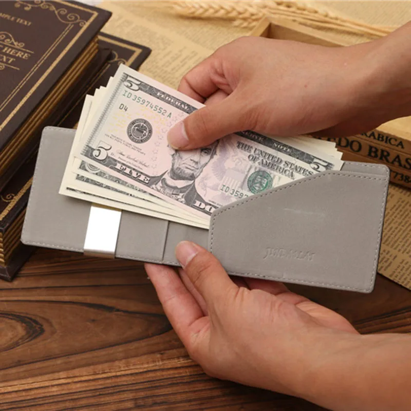 Мужской кошелек высокого качества кредитный рандомный зажим для денег черные