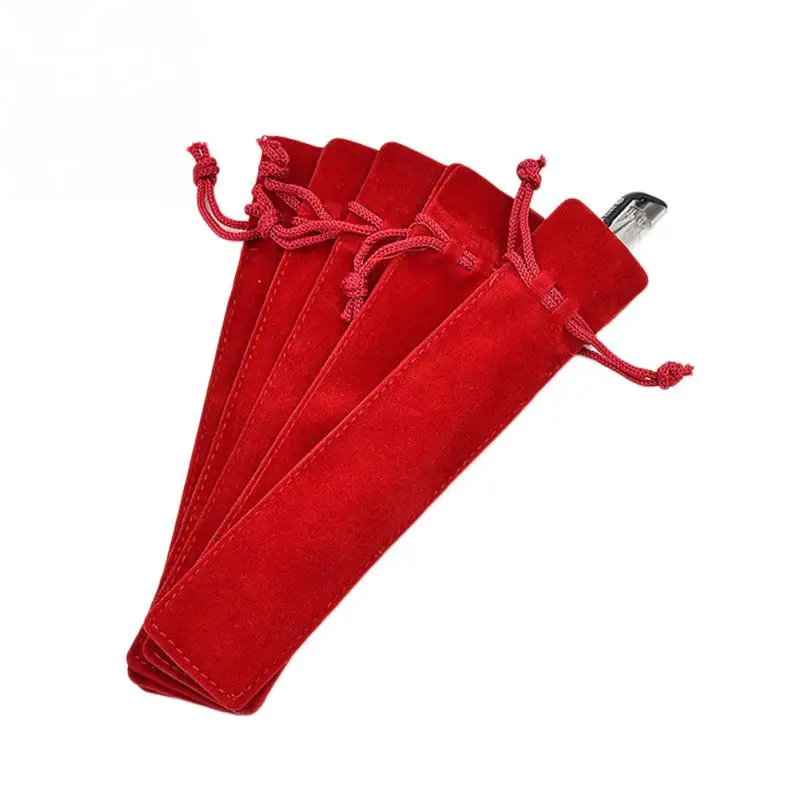 5 шт. фланелетная Сумочка для ручек и карандашей держатель одной шариковой ручки