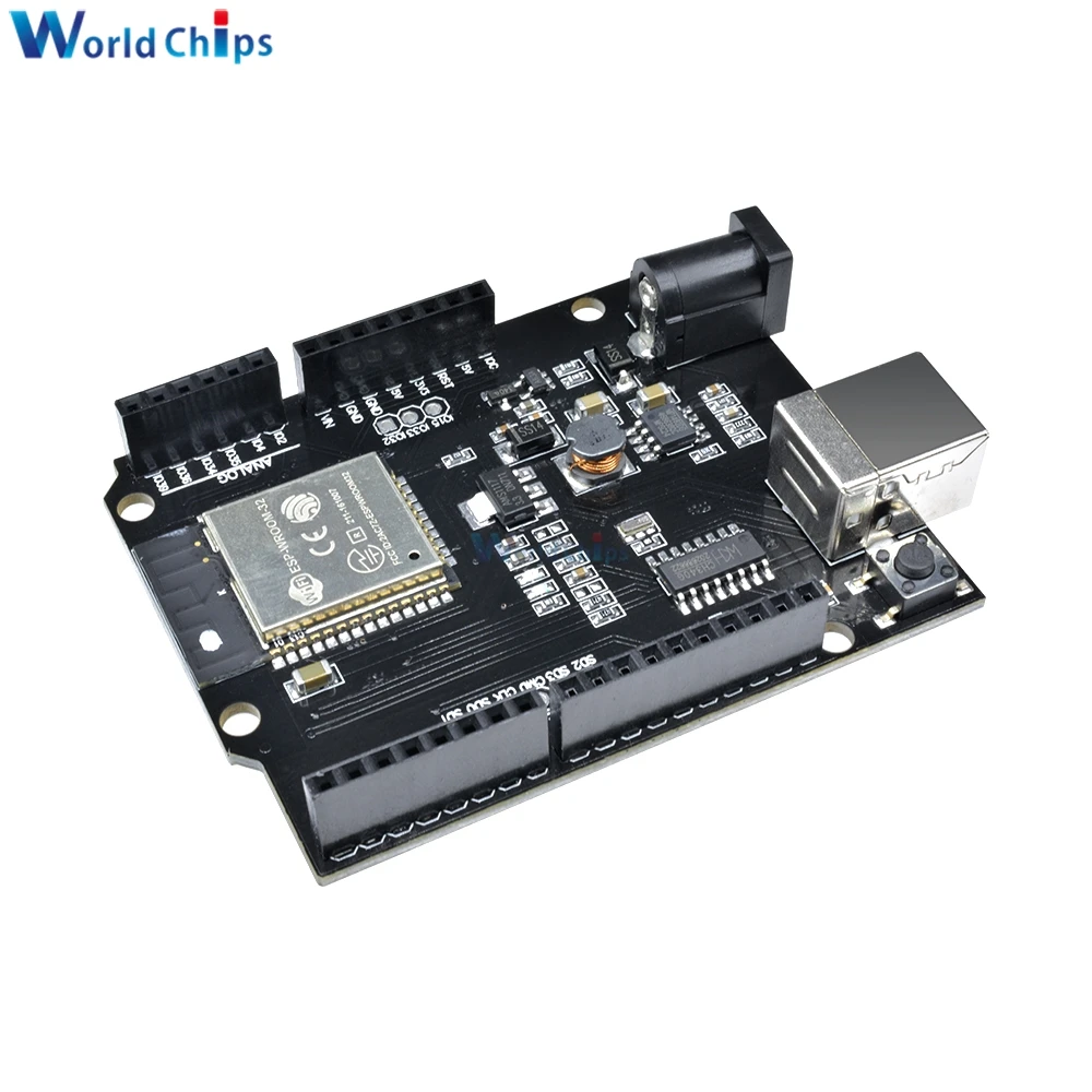 ESP32 wifi беспроводной Bluetooth макетная плата CH340 для Wemos D1 Мини USB-B интерфейс для Arduino UNO R3 D1 R32 4 Мб памяти