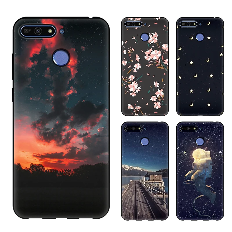 ITien элегантный мультфильм милый дизайн стиль силиконовый защитный чехол для HuaWei