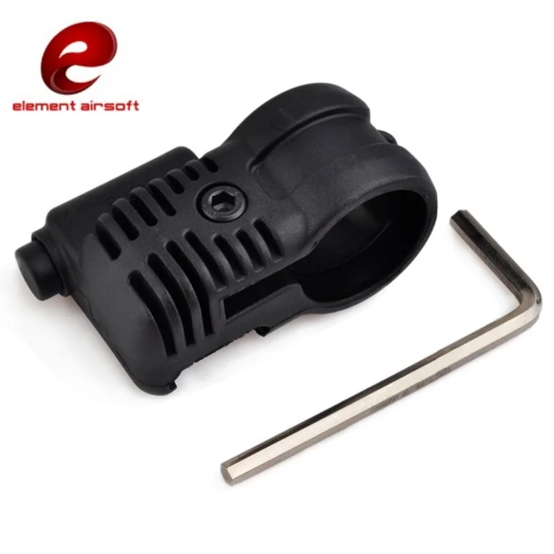 Черный Element Airsoft 25,4 мм QR офсетный светильник-адаптер для вспышки, тактический светильник, крепление для прицела, охотничий светильник, аксессуары EX407 - Цвет: Черный