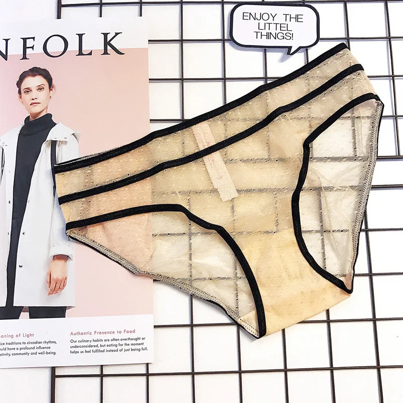 SP & CITY новые прозрачные трусики в горошек женские с оборками Сексуальные