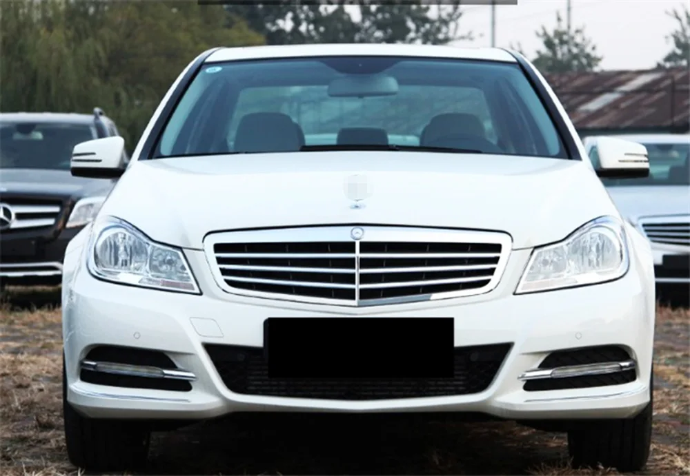 Для Mercedes-Benz W204 C180 C200 C260 2011 2012 2013 Автомобильные фары прозрачные линзы Авто оболочка Крышка