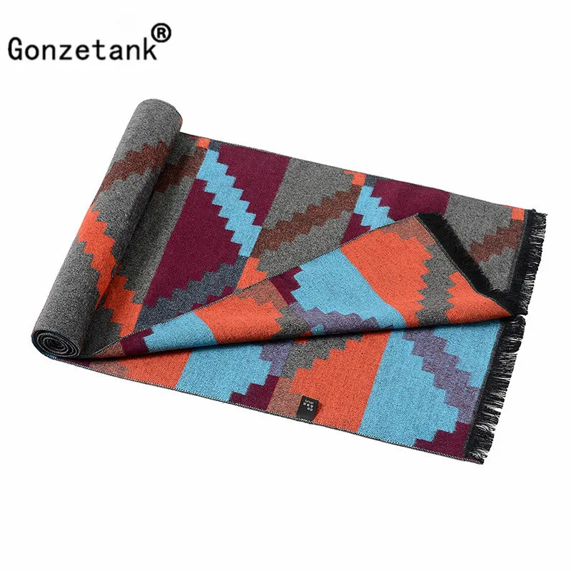 Gonzetank Элитный БРЕНД Новинка 2017 года мужские Зимний отдых Бизнес косой решетки с