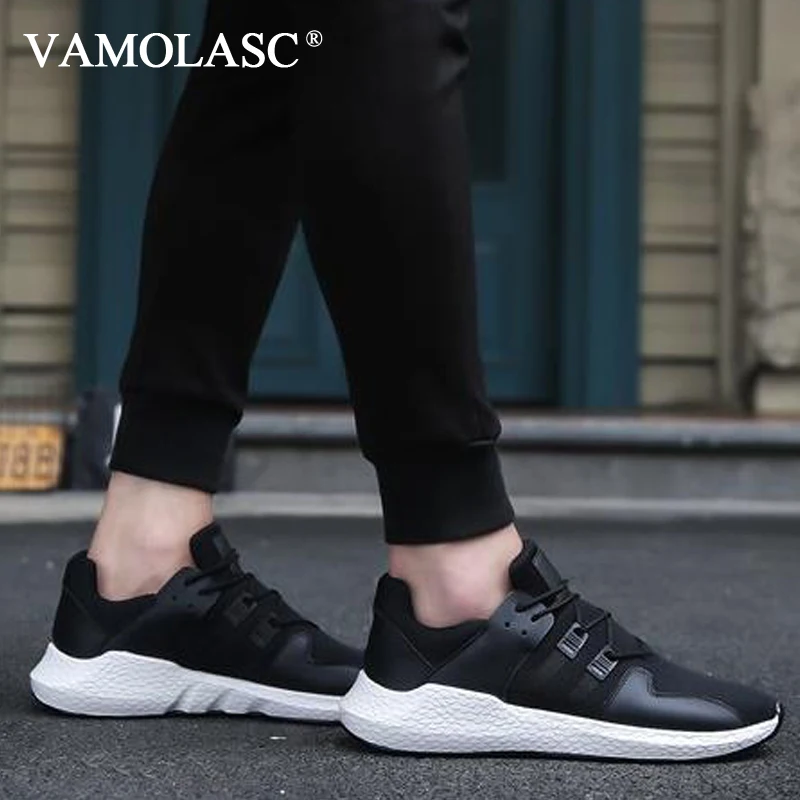 VAMOLASC New Men's Sport Mesh Running Shoes Lace-up Comfortable Breathable Lightweight Outdoor Sneakers | Спорт и развлечения