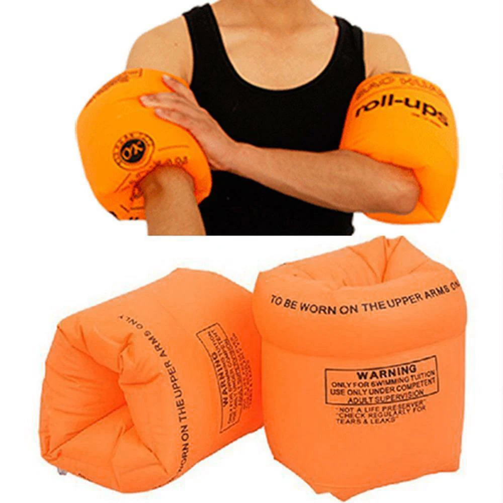 2 шт ПВХ надувные детские плавательные кольца плавающие двойные рукава подушки