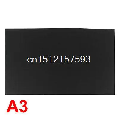 

3mm Black Plastic Acrylic Plexiglass Perspex Sheet A3 Size 297mm x 420mm