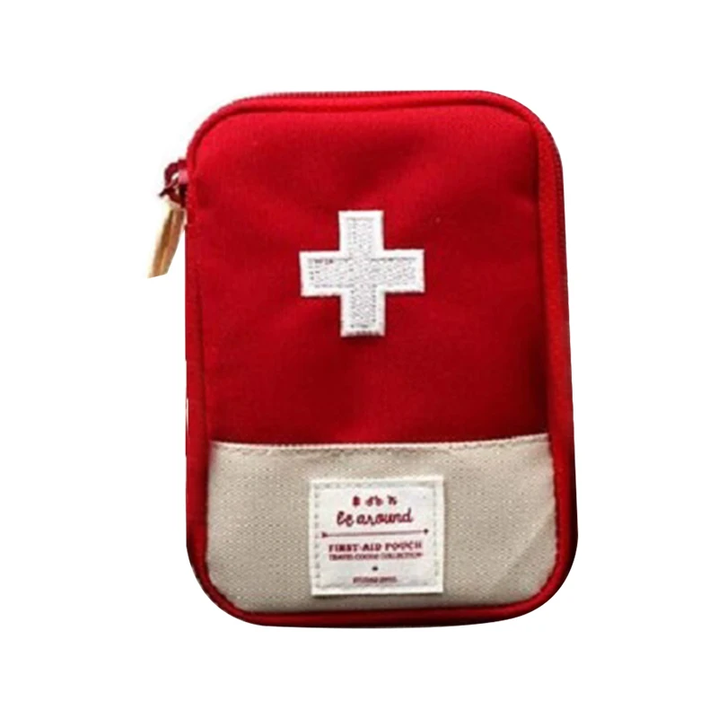 Portable First Aid Kit Outdoor Travel Bag Pouch Bags Small Kit Emergency Medicine Package Medical Divider Storage Organizer
