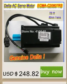 Натуральная Дельта AC Servo Двигатель 3 кВт ECMA-F11830SS с тормозом и Дельта AC Servo Двигатель Drive ASD-B2-3023-B компанией DHL