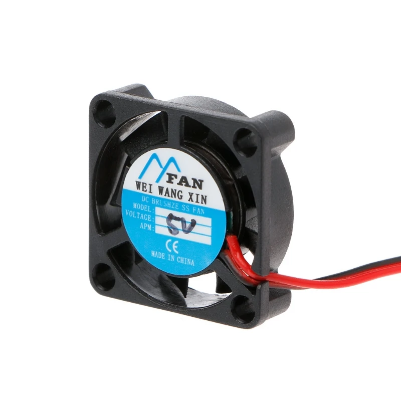 25x25x7 мм DC 5V 12V 2 контактный кулер безщеточный чипсет радиатор мини вентилятор