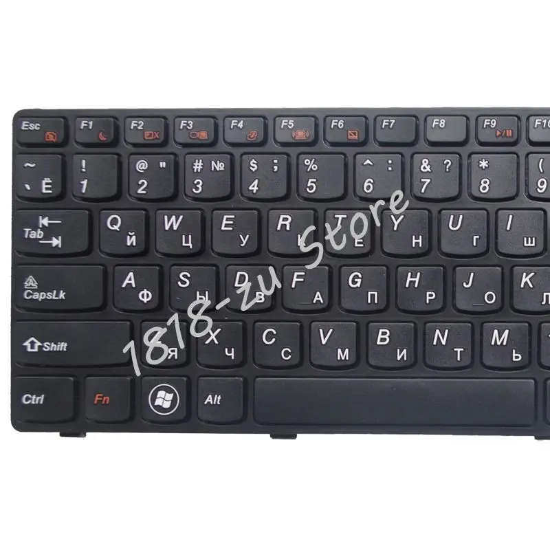 Новинка для lenovo G580 Z580A G585 Z585 G590 с рамкой Русская раскладка сменная красная черная