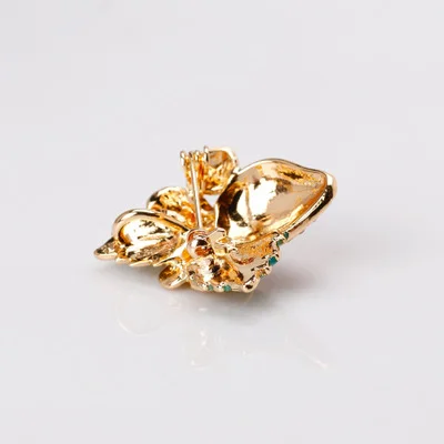 Женская и мужская эмалированная брошка Funmor Классическая с фруктами для свадьбы