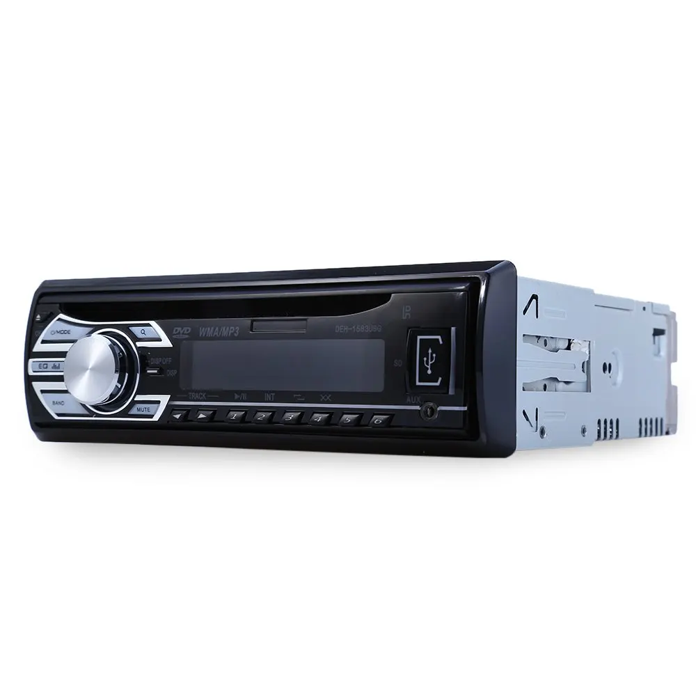 12 В автомобильный аудио стерео Поддержка USB SD Mp3 плеер AUX DVD VCD CD с пультом