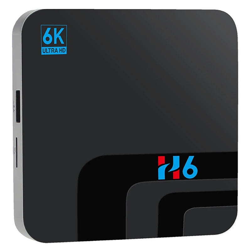 H6 Смарт ТВ приставка Bt Android 8 1 Allwinner четырехъядерный 64 бит 2G + 16G медиаплеер 6K Ultra Hd с
