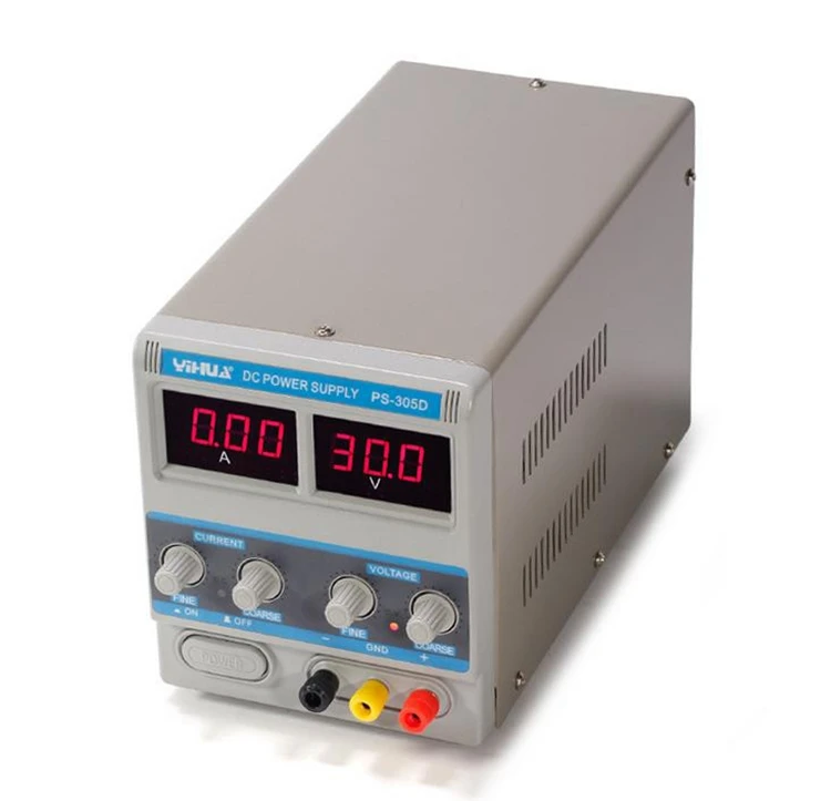 YIHUA 305D 220V DC источник питания прецизионный лабораторный Регулируемый регулятор 30V