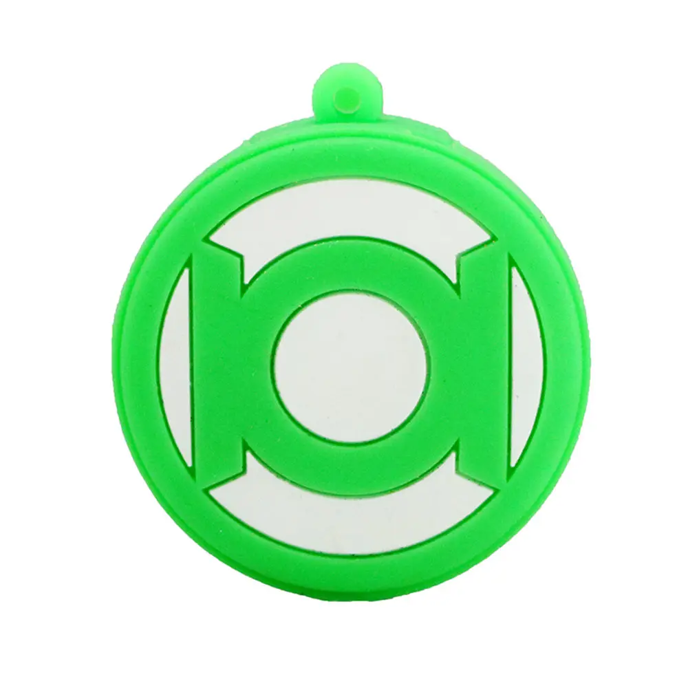 Green Lantern Мультфильм супергерой значок 32GB Бэтмен флэш-накопитель Супермен Знак USB флеш-накопитель 64GB флеш-накопитель 16GB Флешка 8GB карта памяти - Цвет: Green Lantern