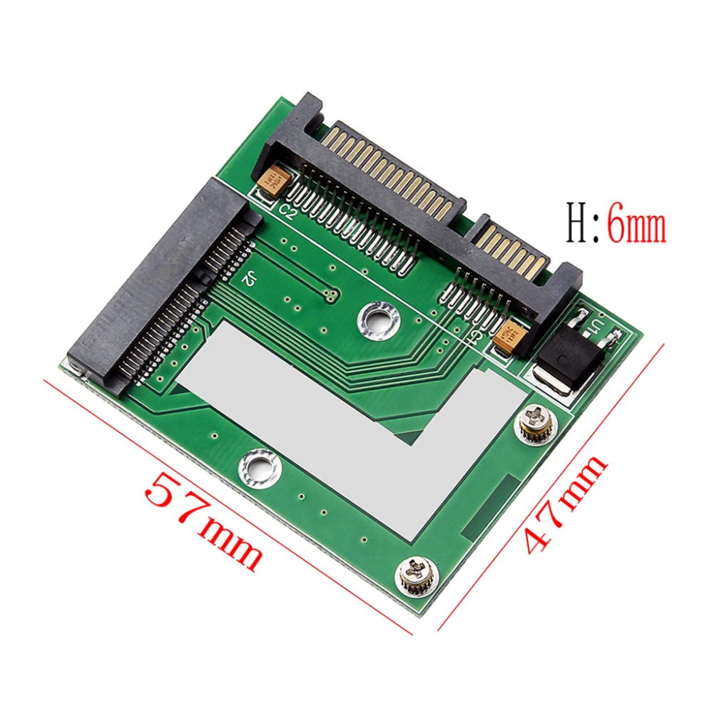 Новое поступление 6Gps mSATA Mini PCI Express SSD до 2 5 дюймов SATA3 адаптер карта конвертер