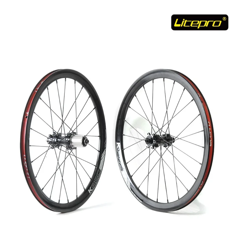 Litepro Elite Wheelset 20 дюймов 406 дисковый тормоз, прямая Тяговая колесная пара DT спицы, набор колес для велосипеда