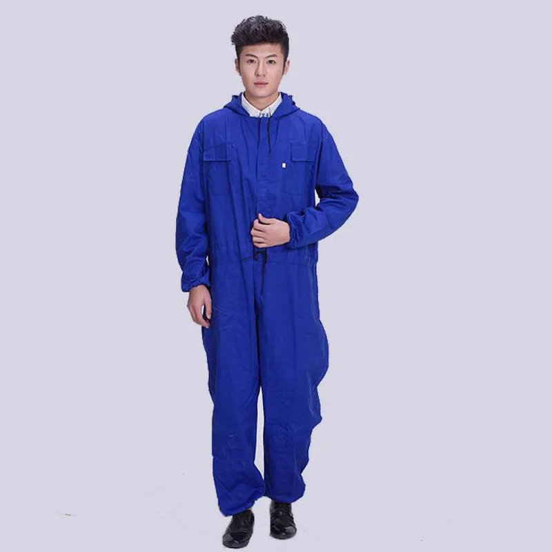 

Рабочая одежда мужская униформа комбинезоны брюки Защитная хлопковая ткань для работника ремонтник машина Авто Ремонт Сварка DYF034