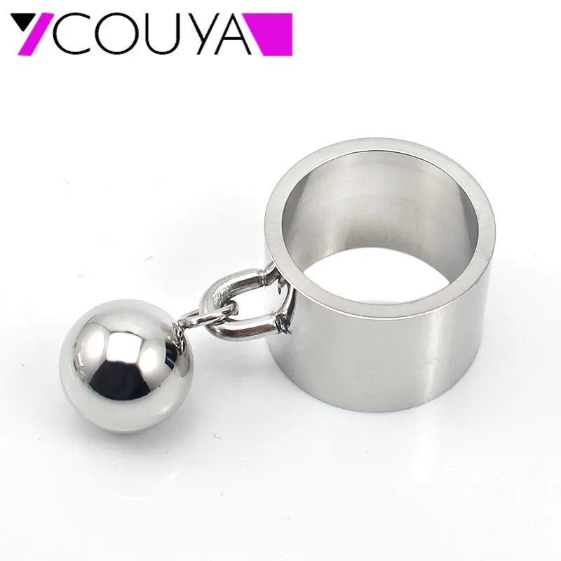 2017 Newest Stainless Steel Hollow Round Ball Charm Rings for Women Silver Cute Valentine's Day Gifts Zilver Bagues Anillo | Украшения