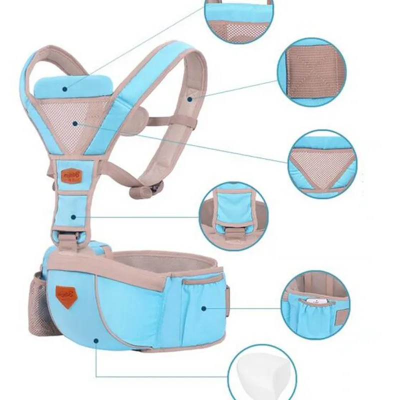 Mambobaby Хипсит для переноски детей кенгуру Рюкзак Mochila Portabebe эргономичный кенгуру 360 набедренное сиденье слинг для новорожденных