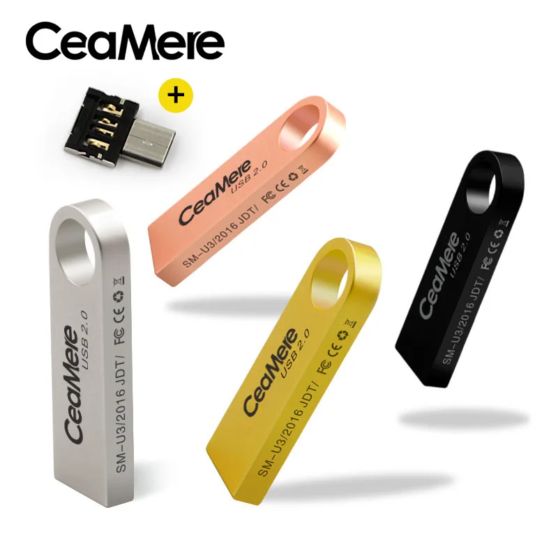 Флеш диск USB CeaMere C3 флешка 2.0 на 8 Гб 16 32 64 флеш карта памяти 512 Мб 256 без OTG|USB