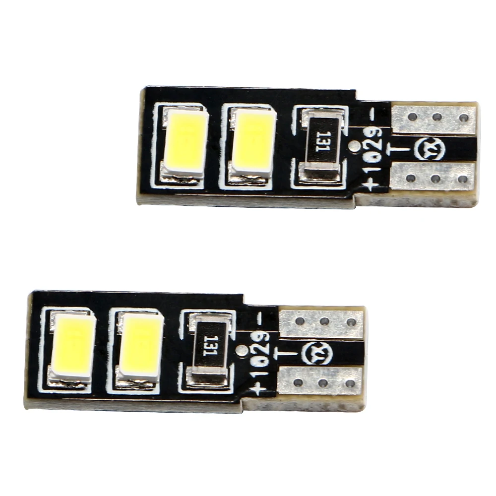 100 шт. T10 4 SMD 5730 светодиодный s 120LM светодиодный фонарь поворотники для чтения парковки вождения автомобильная светодиодная лампа лампы DC 12 В Заводская розетка