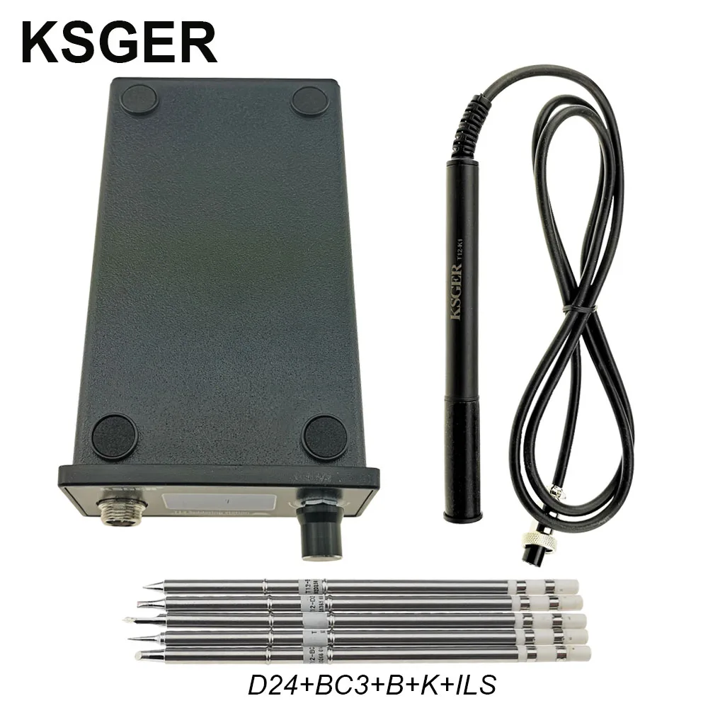 Sets 5 KSGER T12 паяльник станция DIY STM32 OLED V2.01 регулятор температуры насадки для инструментов ABS чехол FX9501 ручка быстрый нагрев - Цвет: Sets 5