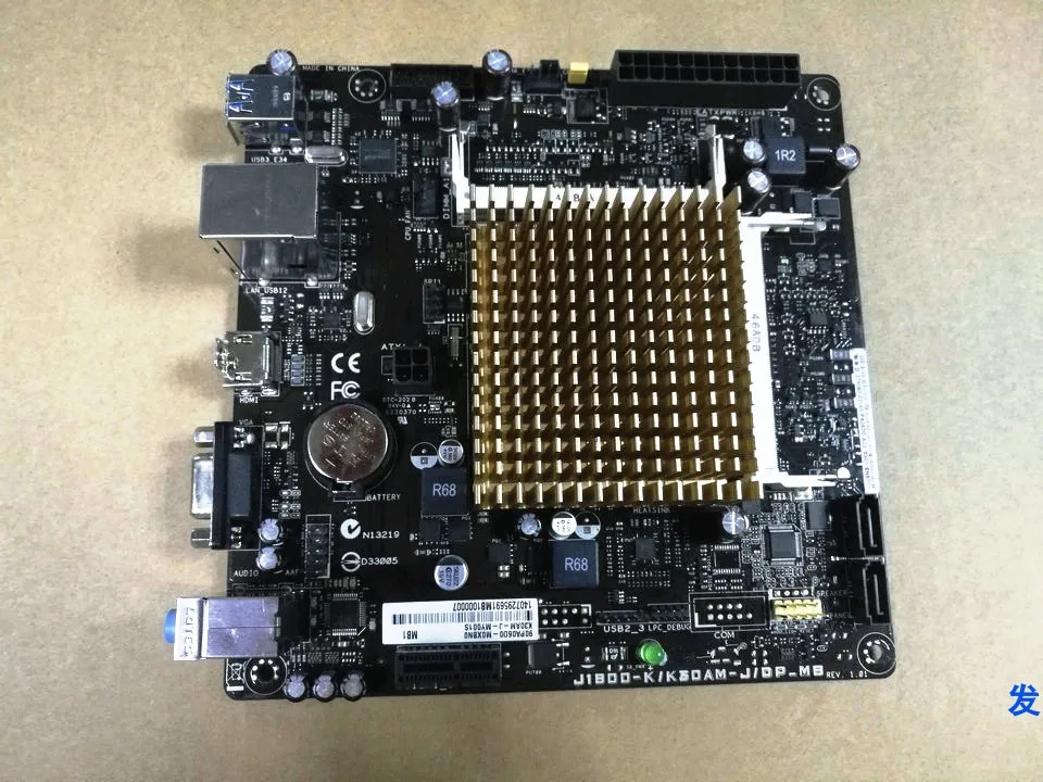 

J1800-K/K30AM-J/DP_MB системная плата K30AM-J1852A1 ITX