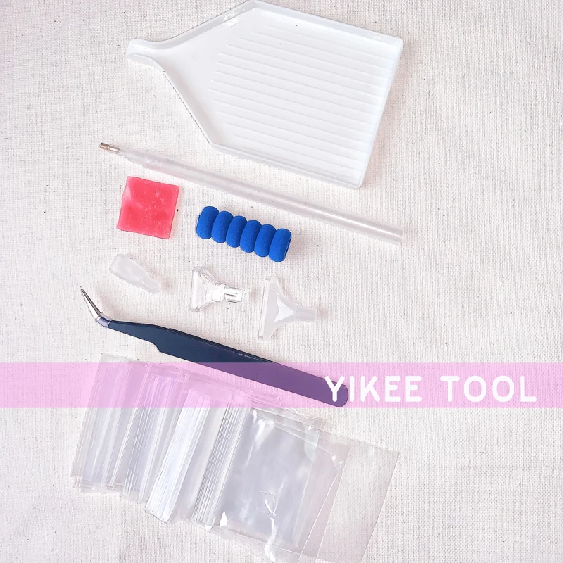 Набор для алмазной вышивки YIKEE набор живописи в дождливую погоду полный