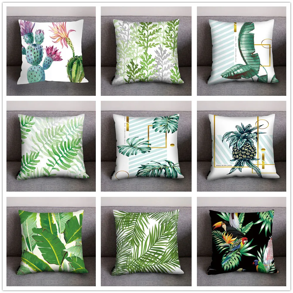 Тропический кактус летняя наволочка для подушки полиэстер подушка дивана