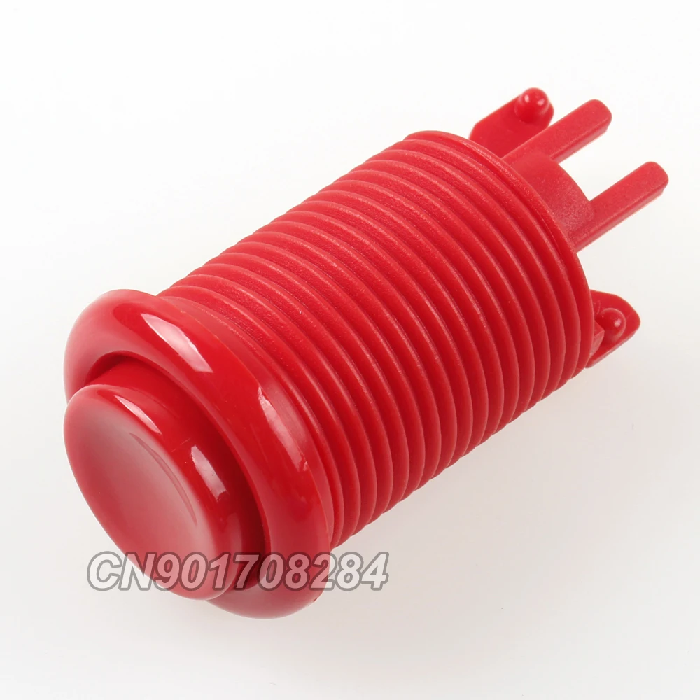 6x новая кнопка типа Happ с микро-переключателем для аркадных ПК PS3 Xbox 360 игр красные