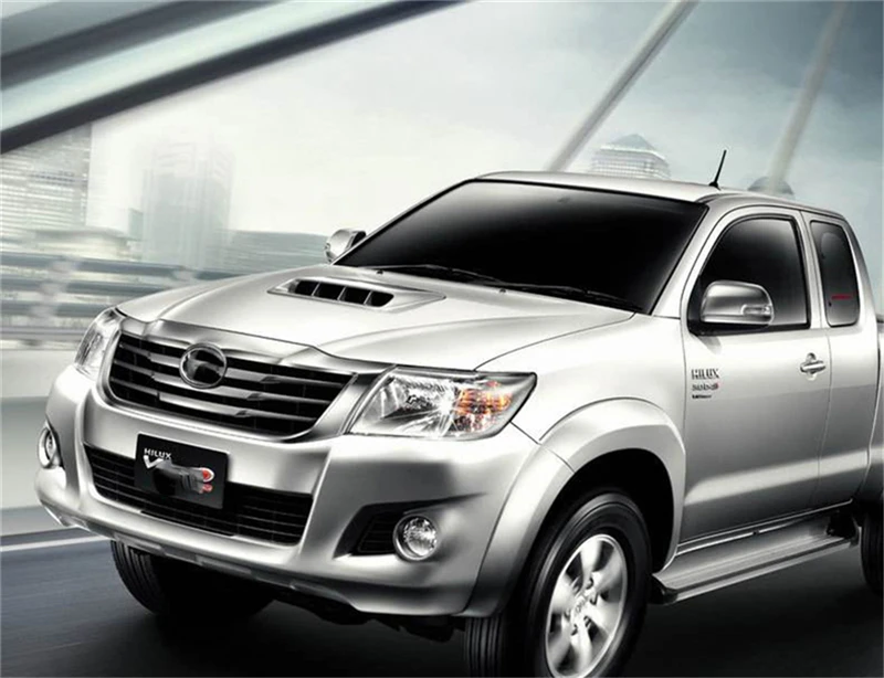 Автомобильный мигающий 2 шт. для Toyota Hilux Vigo 2012 2013 светодиодный DRL Дневной ходовой светильник Дневной светильник водонепроницаемый сигнальный фонарь автомобильный-Стайлинг