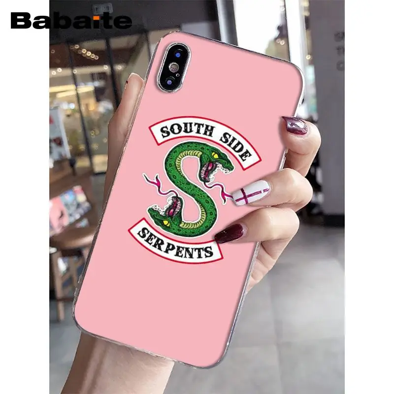 Чехол для мобильного телефона Babaite Riverdale South Side Serpents Apple iPhone 8 7 6 6S Plus X XS MAX 5 5S SE XR |