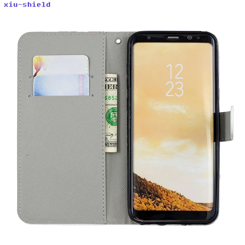 for Samsung Galaxy S8 Case SM-G9500 G9508 G950A G950F sm-g950fd S 8 G950U G950U1 G950W G950 Flip Phone cover | Мобильные телефоны и