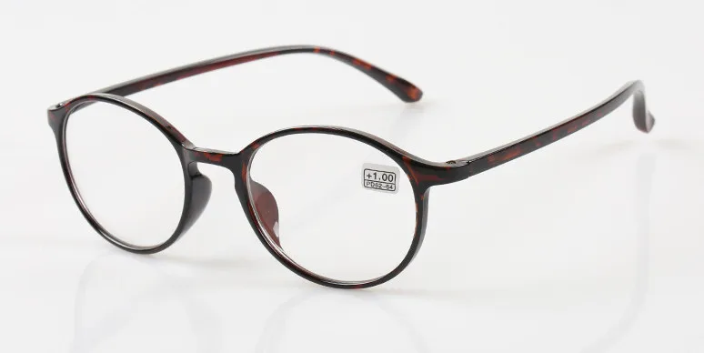 Классические круглые очки для чтения TR90 женские винтажные светильник от + 1 00 до 4