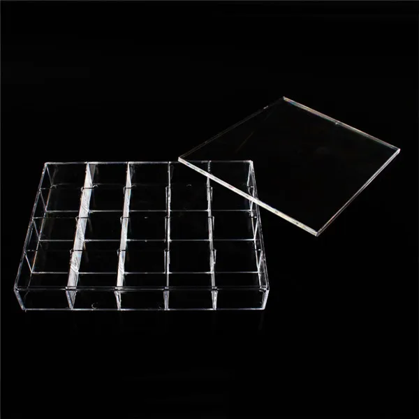 Оптовая продажа 1 шт. Clear View Акриловые Ювелирные Изделия Дисплей Коробка для