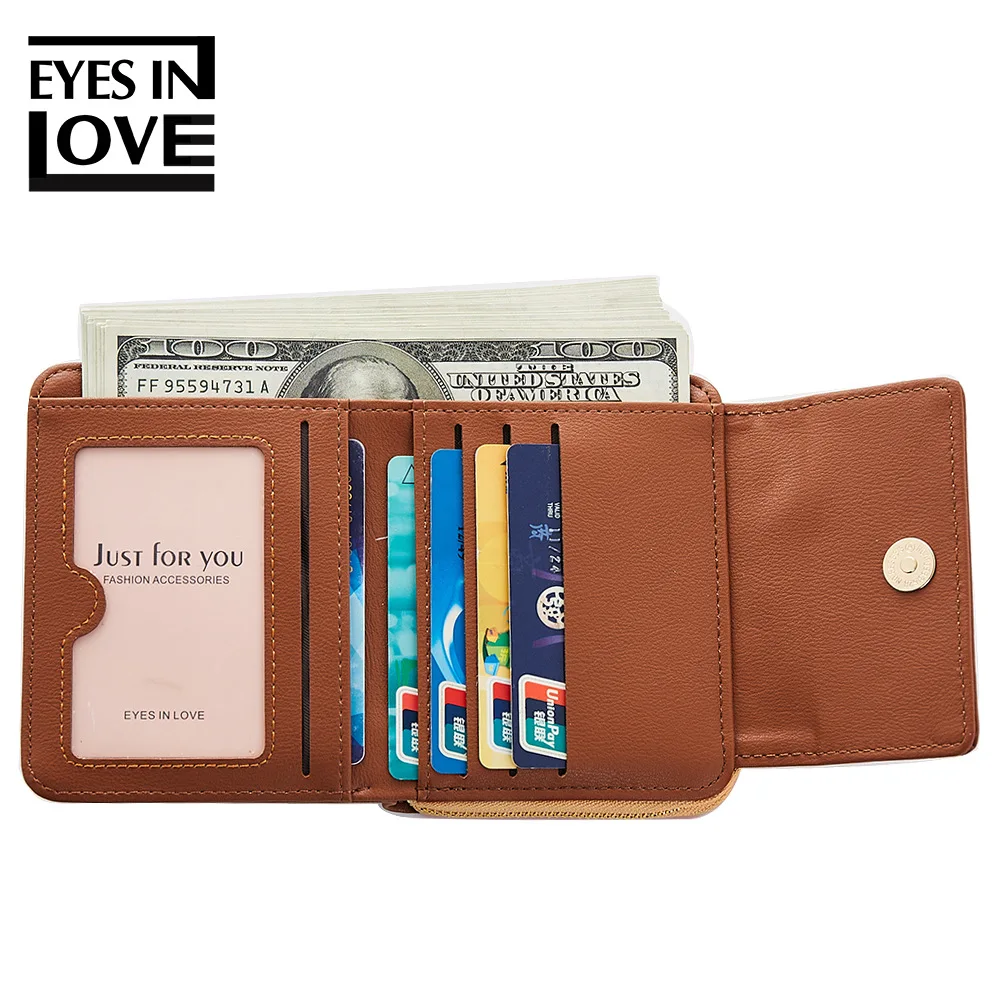 2018 модный кожаный смарт-Кошелек для женщин брендовый дизайн конфетный цвет