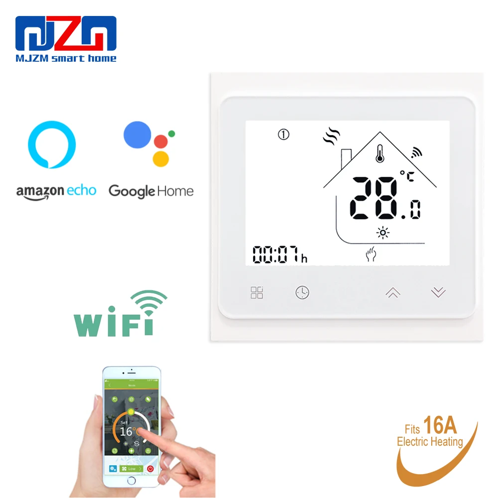 MJZM 16A 002 WiFi термостат регулятор температуры для электрического напольного