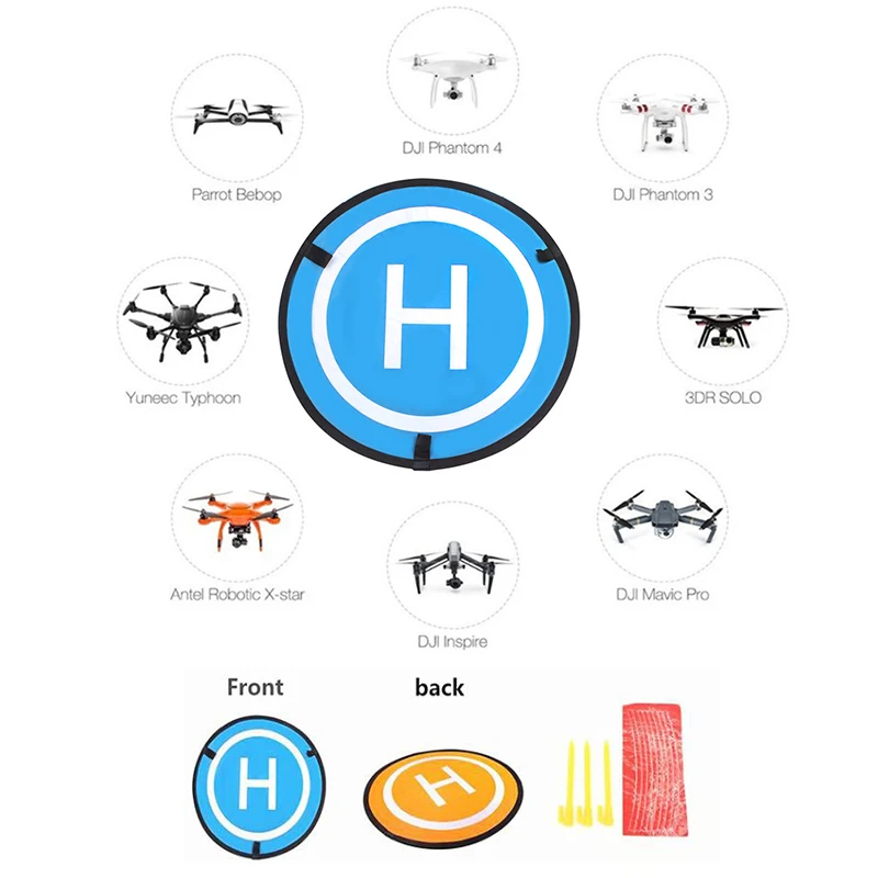 Для DJI Mavic pro Platinum Портативная Складная посадочная площадка 55 см 75 см 110 см для DJI Mavic Air pro Phantom 4 pro Аксессуары для дрона