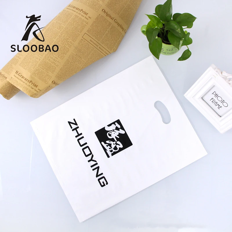 

500pcs custom plastic bag 25*35cm(9.8' *13.8')/print logo plastic bags / garment gift bag with free brand name