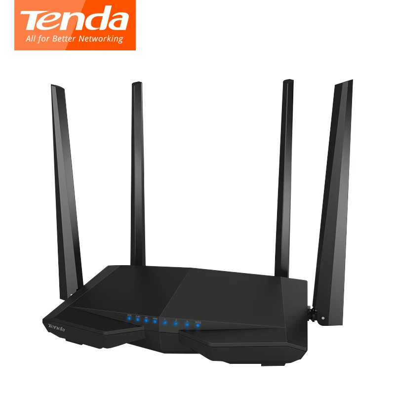 Беспроводной WiFi роутер Tenda AC6 Wi Fi ретранслятор 802.11AC 1200 Мбит Dual Band VPN английский