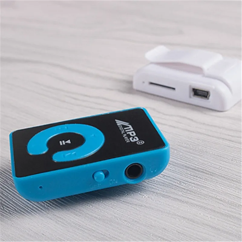Детский MP3 плеер с зажимом. С поддержкой TF слот для карт. В наличии 6