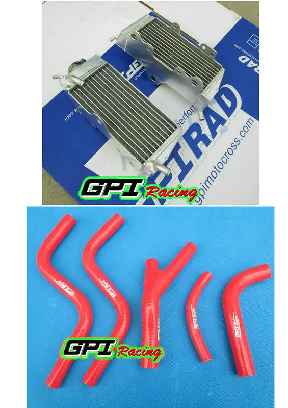 aluminum racing Radiator + BLUE HOSE for Honda CR250R CR250 CR 250R 85-87 86 1985 1986 1987 NEW |