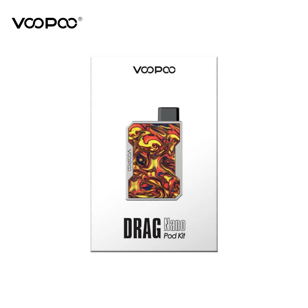 Оригинальный набор Voopoo Drag Nano с модом 750 мА/ч Box вейп электронная сигарета картридж
