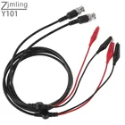 2 шт.лот BNC Q9 штекер до 35 мм двойной зажим-крокодил осциллограф тестовый зонд кабель осциллограф Аксессуары для измерения